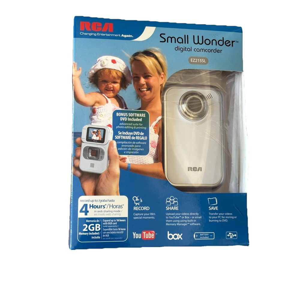 RCA‎ Small Wonder EZ215SL Digital Camcorder Vintage New in Box